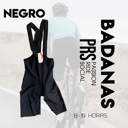 BADANA DE CICLISMO CORTE LASER  ELITE  NEGRA
